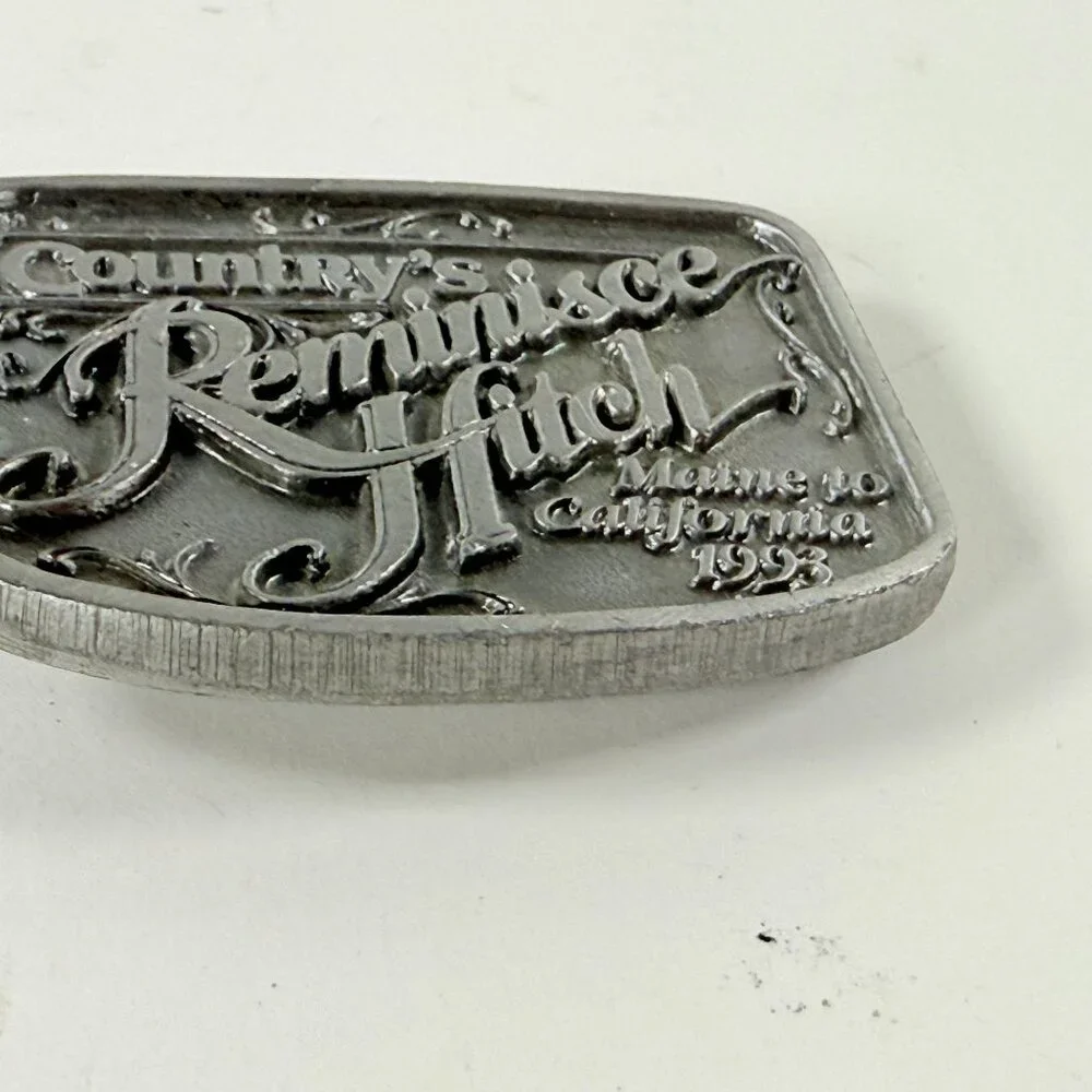 Vintage 1993 Country's Reminisce Belt Buckle Western Style